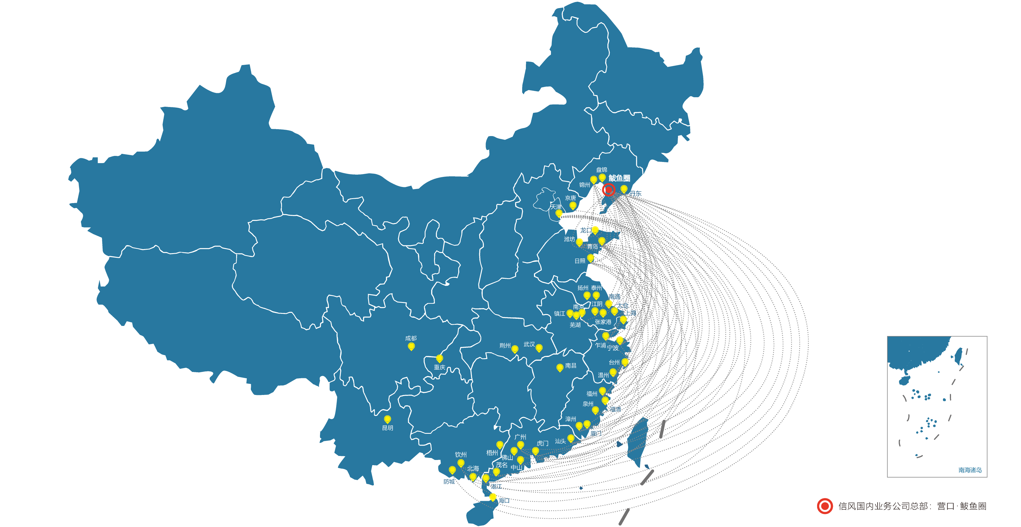 国内集装箱航线